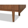 thumbnail image 7 of Baxton Studio Halden Mid-Century Modern Multicolor Walnut Brown and Grey Gradient Finished Wood 2-Door Dining Room, 7 of 7