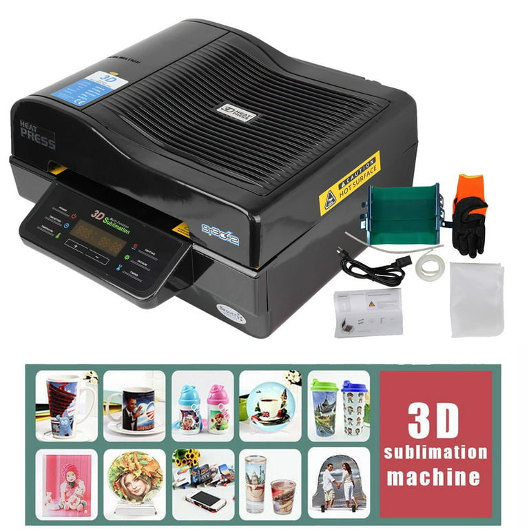  3D Sublimation Vacuum Machine, Sublimation/Heat Press  Machine,Mug/T Shirt/Cell Phone Case Printer,Cup/Digital Printing Machine :  Arts, Crafts & Sewing