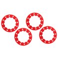 thumbnail image 1 of 4pcs ATV Wheel Hub Trim Anti Scratch Universal Plastic Go Kart Wheel Trim Hub Protection Decor Rim Cap for 7 Inch Tires, 1 of 7