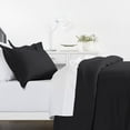 thumbnail image 3 of iEnjoy Home 3-PC King Ultra Soft Microfiber Duvet Cover Set in Black, 3 of 3