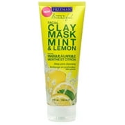 Freeman Feeling Beautiful Facial Clay Mask Mint & Lemon 6 oz (Pack of 4)
