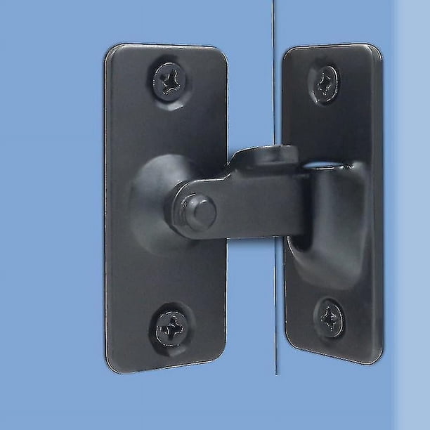 Cerradura de puerta portátil, cerradura de puerta de seguridad de doble orificio, cerradura de bloqueo de viaje, pestillo, cerradura de puerta, dispositivos de seguridad para la escuela (1 unidad