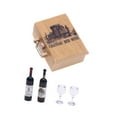 thumbnail image 4 of Botellas de vino en miniatura Accesorios de decoración de casa de muñecas Simulación pequeñas con adornos de estuche Artículos decorativos CASTILLO, 4 of 8