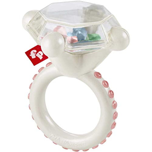 Fisher-Price Rock ?n Rattle Teether Ring, Baby Rattle and Teething 
