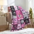thumbnail image 3 of Flamingo Gifts for Women Girls Flamingo Blanket Just A Girl Who Loves Flamingos Gifts for Flamingo Lovers Super Soft Flannel Flamingo Throw Blanket 50"X40", 3 of 5