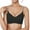 #007 Black, variant on Jelly bras for women push up Wirefree Bras for Women Full Coverage No Underwire Everyday Bras Comfortable Sports Bras (Black,L)