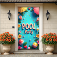 thumbnail image 3 of LUUFILx Pool Party Backdrop Outdoor Event Decorations Summer Background Vibrant Beach Party Banner Photography Props Birthday Celebration Swimsuit Bash, 3 of 8