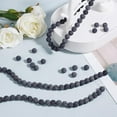 thumbnail image 6 of 380pcs 10mm Natural Gray Lava Beads Undyed Chakra Bead Strand Round Gemstone Loose Beads, 6 of 9
