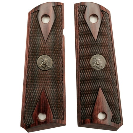 - Pachmayr Colt 1911 Grip Double Diamond, Rosewood