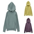 thumbnail image 6 of Girls Hoodies Long Sleeve Pocket Pullover Hooded Sweatshirt Casual Cute Fall Winter Outfits Size 4-5 Years, 6 of 7