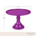 thumbnail image 4 of Twine Fuchsia Melamine Cake Stand for Cupcakes Sweets Cookies Dessert Table, 4 of 8