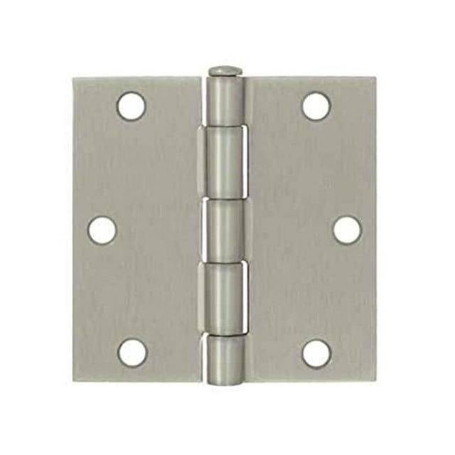 Deltana S35U26-R Steel 3 1/2-Inch x 3 1/2-Inch Square Hinge for Indoor Applications