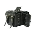 thumbnail image 4 of Alforjas para motocicleta kusrkot Alforjas de Moto Universal PU Desmontable Cuero Negro 26x22x12cm, 4 of 8