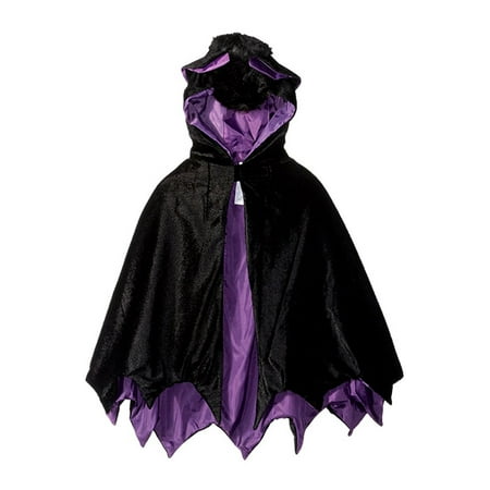 Bat Wings Child Hooded Animal Costume Cape Cloak Mantle