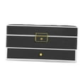 thumbnail image 4 of STARTIST Jewelry Box 2 Layers Medium Jewelry Storage Box for Rings Earrings Bracelets Black, 4 of 9
