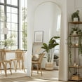 thumbnail image 2 of EDX Arched Full Length Mirror 71"x26" Full Body Mirror Rectangle Free Standing Wall Mounted Leaning Hanging Floor Mirrors, Gold, 2 of 9