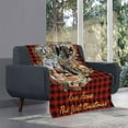 thumbnail image 3 of Ireezec Custom Photo Blanket Personalized Fleece Throw with Pictures for Family Christmas Gifts Warm Soft Bedding Decor for Couples Adults Home Use, 3 of 9