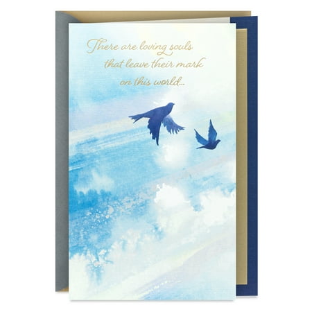 Hallmark Sympathy Card (Loving Souls Leave Their Mark)