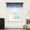 Blue, variant on Navy Blue Ombre Valance Curtains for Kitchen/Living Room/Bathroom/Bedroom Window, Rod Pocket Small Topper Half Short Window Curtains Voile Sheer Scarf, Modern Moire Wave Gradient 42"x12"