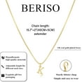 thumbnail image 5 of Gold Initial Necklaces for Women 14K Gold Plated Dainty Letter Necklace Personalized Initial Pendant Necklace Tiny Letter Name Necklaces Christmas Gift for women, 5 of 13