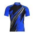 thumbnail image 2 of Yaoyar Men's Cycling Bike Jersey Short Sleeve with 3 Rear Pockets- Moisture Wicking, Breathable, Quick Dry Biking Shirt, 2 of 4