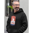 thumbnail image 2 of Independence Usa Emblem Hoodie Men -Image by Shutterstock, Male 3X-Large, 2 of 4