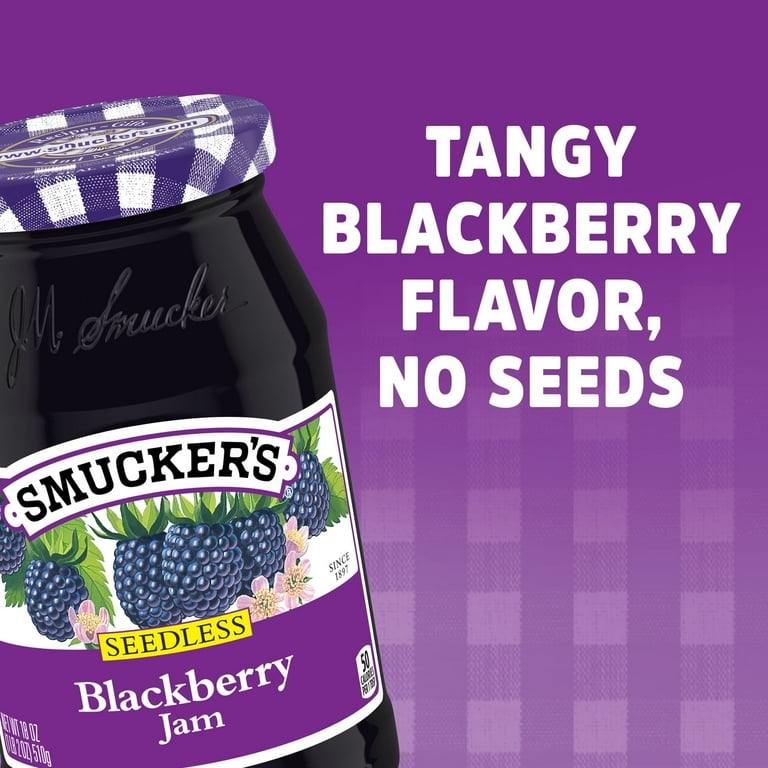 Smucker's Groceries: Seedless Blackberry Jam in Jar, 18
