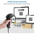 thumbnail image 4 of Quivanta EYH2 Handheld USB 2D Barcode Scanner, Wired Automatic QR Code Scanner PDF417 Data Matrix Bar Code Reader with Long USB Cable for POS Mobile Payment, Convenience Store, Supermarket, Warehouse, 4 of 6