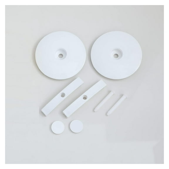 Exlonjet Side Bolt Cover Collection Compatible with HWMT-8733 HT100S HWMT-8733S HWMT-8733U HWMT-8737 HT1000 Small Compact One-Piece Toilet