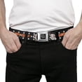 thumbnail image 3 of Betty Boop Belt, Seatbelt Buckle Belt, Betty Boop Salute Pose and Text Stars Black White Yellow Red, 34 to 52 Inches, 3 of 9