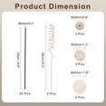 thumbnail image 2 of uxcell 41Pcs Reed Diffuser Sticks Set, Fiber Fragrance Flower Reed Diffuser Replacement Refill Sticks Flower Decor with Plastic Bottle for Home, Hotel, Office (Black), 2 of 6