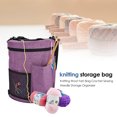 thumbnail image 4 of Bolsa de almacenamiento portátil para agujas de coser DIY bolsa de tejer almacenamiento de hilo ganchos de ganchillo organizador bolsa de hilo, 4 of 6