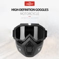 thumbnail image 4 of Máscara facial Mortorcycle, gafas de alta definición con filtro bucal para casco abierto, Abanopi  gafas de protección, 4 of 6