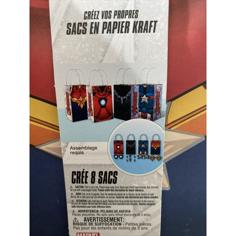 Marvel Powers Unite Create Your Own Favor Bag Kit 8ct Amscan NEW