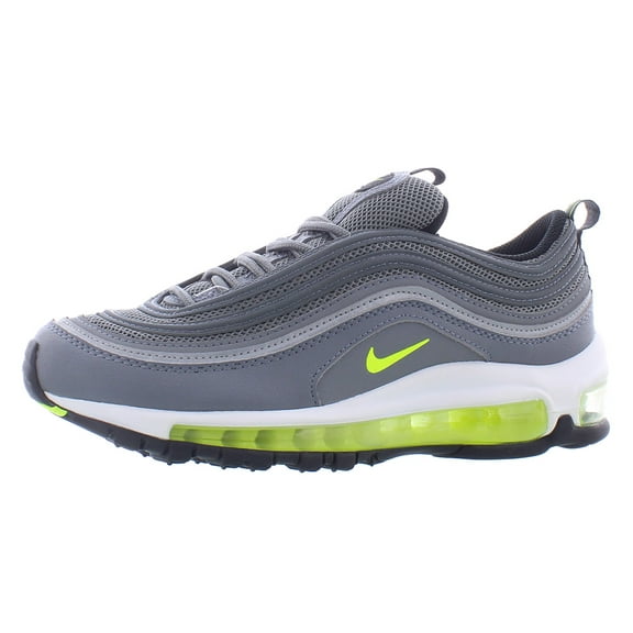 Nike Air Max 97 Boys Shoes Size 5, Color: Smoke Grey/Volt-White-Black