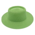 thumbnail image 3 of Womens Sun Hat Harpily Hats for Men Unisex Dome French Straw Top Classic Retro Round Crown Casual Solid Color Elegant Hat Fashion Headwear, 3 of 3