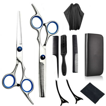 Professional Hair Cutting Scissors for men and women,10 Pieces Hair Scissors kit for Haircut