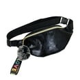 thumbnail image 3 of FESTFENDS Sports Waist Bag Fanny Pack Black Holographic Shiny for Running and Hiking 1Set 10.6*5.1*1.2in, 3 of 8