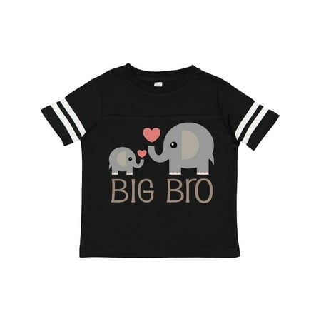 

Inktastic Big Bro Boys Elephant Brother Announcement Gift Toddler Boy Girl T-Shirt