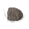 thumbnail image 2 of FUTUREORYY Key Rock for Outside Dark Brown Key Storage Decor for Garden Lovers 1Pack, 2 of 5