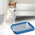 thumbnail image 3 of Dog Toilet Potty Puppy Litter Tray Pee Training Bedpan Toilet Easy to Clean, Pet Blue, 3 of 8