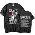thumbnail image 1 of Taylor Swift The Eras Tour Fans Letter Printed T-shirt Short Sleeve Printed Tee Tops, 1 of 3