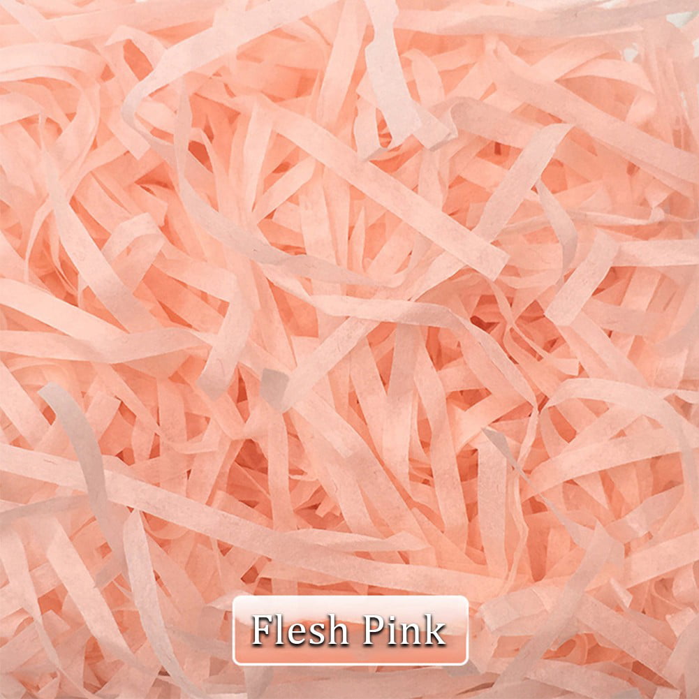40 Grams Baby Pink Hamper Shred Gift Box Packaging Soft Shredded Tissue Paper 