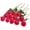 Fuchsia Pink, variant on Roses Artificial Flowers Real-Touch Latex Bouquets 22” Long Stems, 12pcs (Fuchsia-Pink)