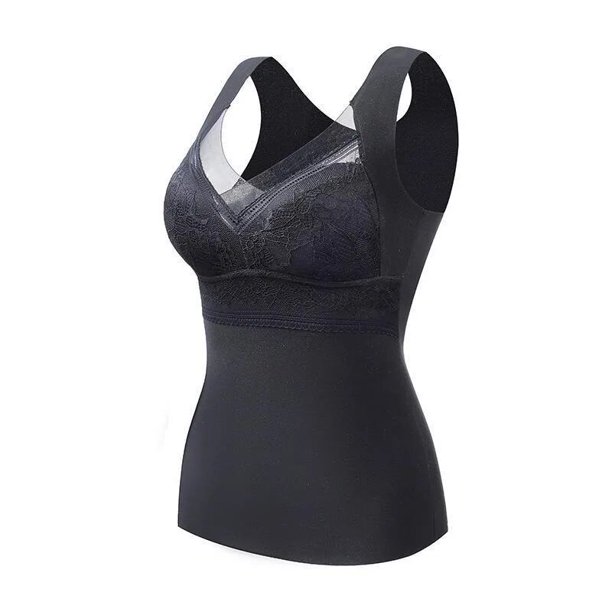 Ropa interior térmica para mujer, chaleco de talla grande, lencería térmica, Top cálido, ropa interior, Intimate884