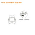 thumbnail image 2 of Uxcell M5 304 Stainless Steel Flat Washers, 5x8x0.5mm Ultra Thin Flat Spacers for Screw Bolt, 20 Pack, 2 of 5