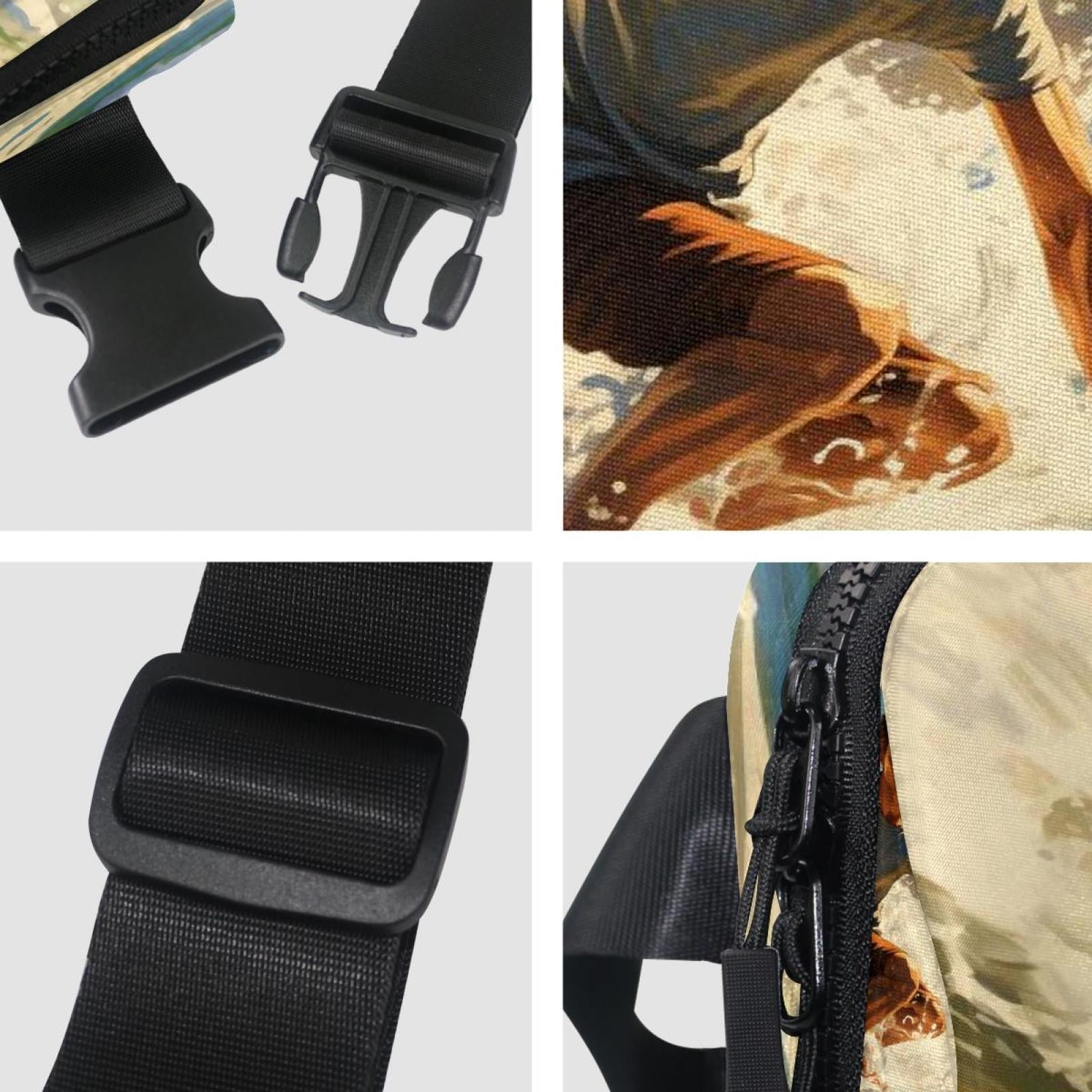 Surfing Lightweight Running Belt Waist Bag with Extension Strap and Money Belt - Unisex