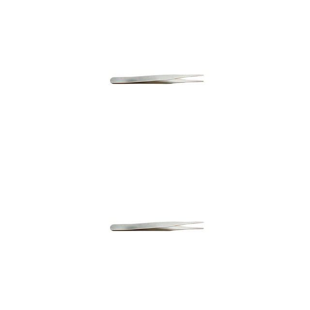Vogacara Pinzas para pestañas, punta recta curvada de alta precisión, pinza para cejas, suministros flexibles y duraderos para pestañas para el salón Type1 NO1 Vogacara CBP355771