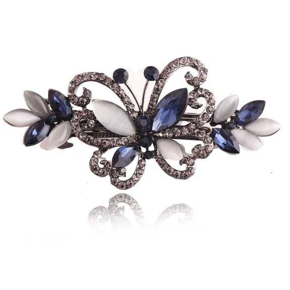 Classic Gemstone Hairpin Clip Jewelry Accessories for Women - Elegant Side Hair Clip for Stylish Hair Care