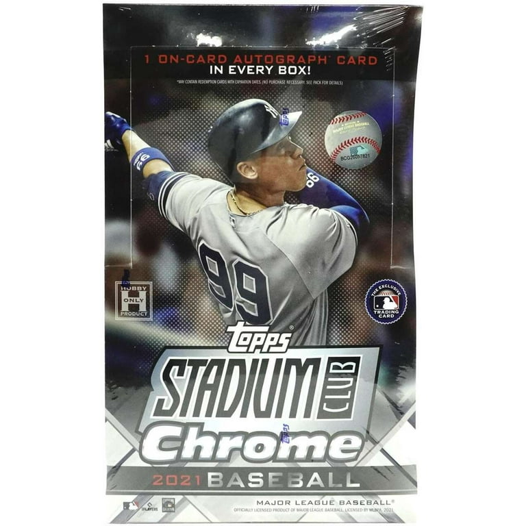 2021 Topps Stadium Club Chrome Baseball Hobby Box